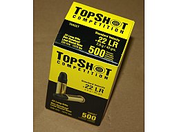 500 St. KK-Patronen .22lfb / .22lr "Top Shot Competition"