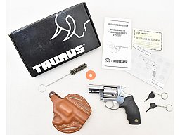Neuwertiger TAURUS Revolver Modell 605 mit 2" Lauf im Kal .357 Magnum in der OVP + Holster