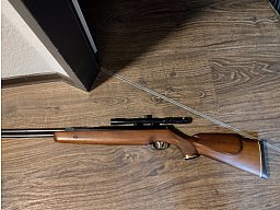 Luftgewehr mit Holzschaft, Tasco Zielfernrohr & Transporttasche