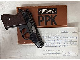 Walther PPK in 7.65 inkl. Original-Rechnung von 1972 und Original-Karton