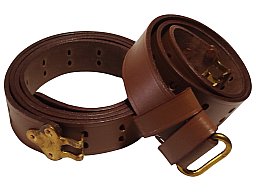 US tragegurt M1 Garand 2 tlg. Lederriemen braun