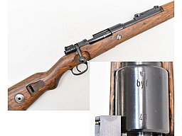 WK II MAUSER Karabiner 98k / K 98 k " byf 43 " im Kaliber 8x57 JS mit kurzer Seitenmontage
