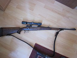 Repetierbüchse Mod 98 im Kaliber 243 Win mit ZF 4x32 Swarovski