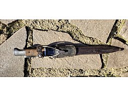 Wehrmacht Seitengewehr 84/98 III – 42 agv (Berg & Co.) – 100% nummerngleich mit Koppelschuh