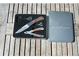 Sammlermesser Winchester Commemorative in Blechbox (Version mit Multitool)