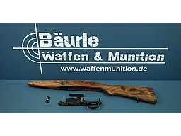 K98 Schaft mit Beschlagteile - jagdlich abgeändert eventuell Volkssturm