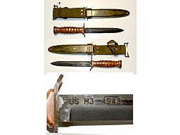 amerikanisches Kampfmesser M3 , 1943