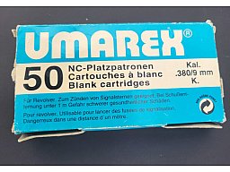 Alte Umarex Knallpatronen Cal. 9mm RK 50 Stück