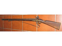 Sehr aufwendig gefertigtes Altpreußisches Steinschloss - Gewehr POZDAMMAGAZ