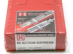 1x HORNADY 3-Die-Set FL Matrizensatz S-II Custom Grade #546580 Full Length .50 ACTION EXPRESS 50 AE