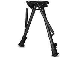 HAWKE Fixed Bipod (starres Zweibein) höhenverstellbar | 9-13'' Zoll 23-33cm Alu an Riemenbügel befes