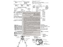 Nachdruck Taschenkarte Wehrmacht schwerer Granatwerfer 8 cm