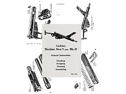 Nachdruck englische Dienstvorschrift STEN Maschinenpistole MK II