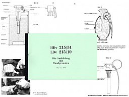 Nachdruck Bundeswehr-Dienstvorschrift Handgranaten von 1968
