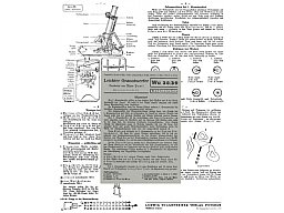 Nachdruck Taschenkarte Wehrmacht leichter Granatwerfer 5cm