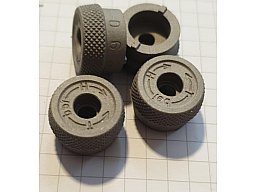 E14, 00126, ANSCHÜTZ, Drehknopf 6702 Rändelgriff für Höhenschraube Knopf Tiefe u