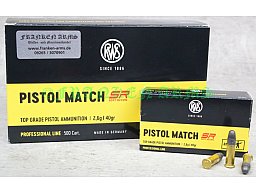 RWS Pistol Match SR .22 l.r. 40gr. 2,6g 50 Stück 2137799