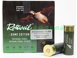 Rottweil Game Edition Rebhuhn 12/70 2,5mm 25Stück 2408654