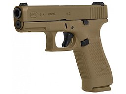 Glock 19X im Kaliber 9mm Luger in Coyote Braun / Sandfarben