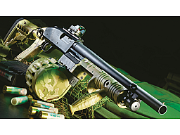AT Venom Kit für Mossberg 590 18" Lauf, MultiCam mit 10-Schuss Trommelmagazin und Schaft