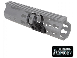 Taschenlampenhalter / Flashlight Mount 25,4mm 1Zoll für Keymod AR15 Lampenhalter Nachtjagd Tactical