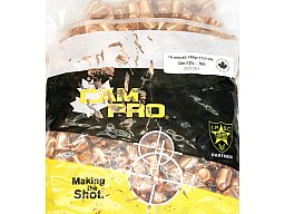 500 Stück NEUE CAMPRO Geschosse .400 40S&W 180gr 11,66g FCP RN Rundkopf TOP Präzision Copper Plated