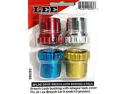 LEE #90095 Breech Lcok Quick Change Bushings Spline Drive Schnellwechselbuchse Matrizen Presse 4er !