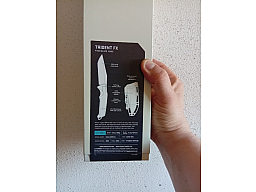 SOG TRIDENT FX, BLACKOUT, STRAIGHT EDGE, Feststehendes Messer