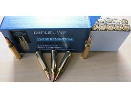 Munition PPU 22-250 rem TM