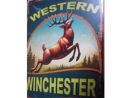 Blechwerbeschild Kopie 20x30 cm WINCHESTER-WESTERN