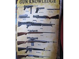 Blechschild 20x30 cm amerikanische Handfeuerwaffen
