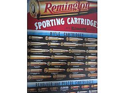 Werbung REMINGTON auf Blech 20 cm