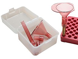 MTM Uni Powder Funnel Kit Universal Pulverfülltrichter Set .17 - .50 Kaliber 2 Trichter + 5 Adapter