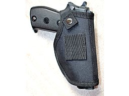 CORDURA PISTOLENHOLSTER 9mm LUGER mit GÜRTELCLIP