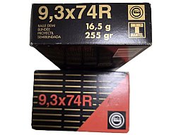 40 Geco Patronen in 9,3x74 R TMR 16,5g 1 LOS
