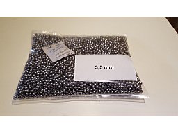 1 Kilo Stahlkugeln 3,5mm 5000st.