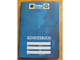 Schießbuch als Behördennachweis von Krüger.