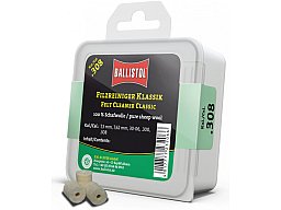 300x BALLISTOL Reinigungsfilze/Filzreiniger KLASSIK Cal. 30 (.308Win/7,62)|100%Schafwolle;formstabil