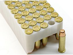 50 Schuss GECO .357 Magnum FMJ Flat Nose Vollmantel Flachkopf Munition 158gr 10,2g Revolverpatronen