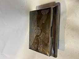 Dt.Reich Schatulle Etui WMF Infantrie KFZ Rgt.1939 No MG42 P08 Bajonett K98