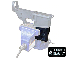 AR15 BüMa M16 M4 .223 Lower Schraubstockklemme Viseblock Magazinschachthalter Waffenbearbeitung