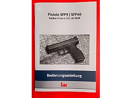 Heckler & Koch, SFP9/ 9mm Luger- .40 S&W Bedienungsanleitung