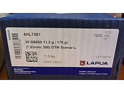 100 St.LAPUA Geschosse.30(.308Dia.)- 175gr-OTM SCENAR-L-#GB550