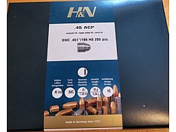 250 St. H&N.45 ACP(.451 Dia.)-195-SWC-HIGH-SPEED