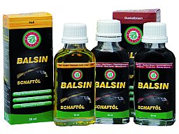 Ballistol Balsin Schaft-Öl Holzschaft Rotbraun 50ml - Holzschutz gegen Nässe Fäulnis Schimmel #23060