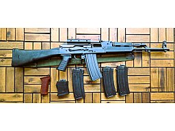 Halbautomatische Büchse von Cugier,AK-Look Kaliber.22 L.r. / .22 lfB