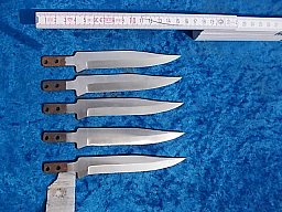 Achtung Sammler 5 Solinger Messerklingen Jagdmesser zum selberbauen no 98 Salut Teile