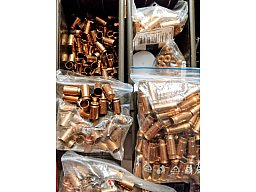 Boxer-Hülsen Wiederlade-Messing-Material 9x18 - 9mm Makarov oder 7,62x25 Tokarev