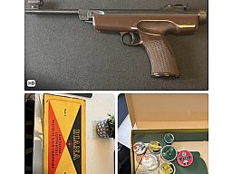 Diana Mod.5 F im Fünfeck mit Zubehör