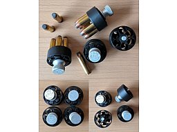 4 Speedloader HKS Mod. M3 / MK3-A, 6 Rds. .38/.357 - für Medium Size von Colt & Ruger ab 10,00 €/St.